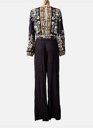Salopetă-pantalon croială cambrată mâneci lungi negru TWINSET femeie