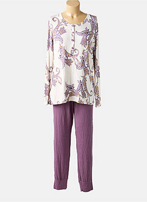 Pijama țesătură jerseu violet LORMAR femeie