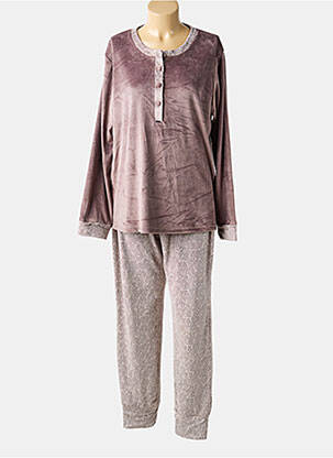 Pijama țesătură jerseu violet LORMAR femeie