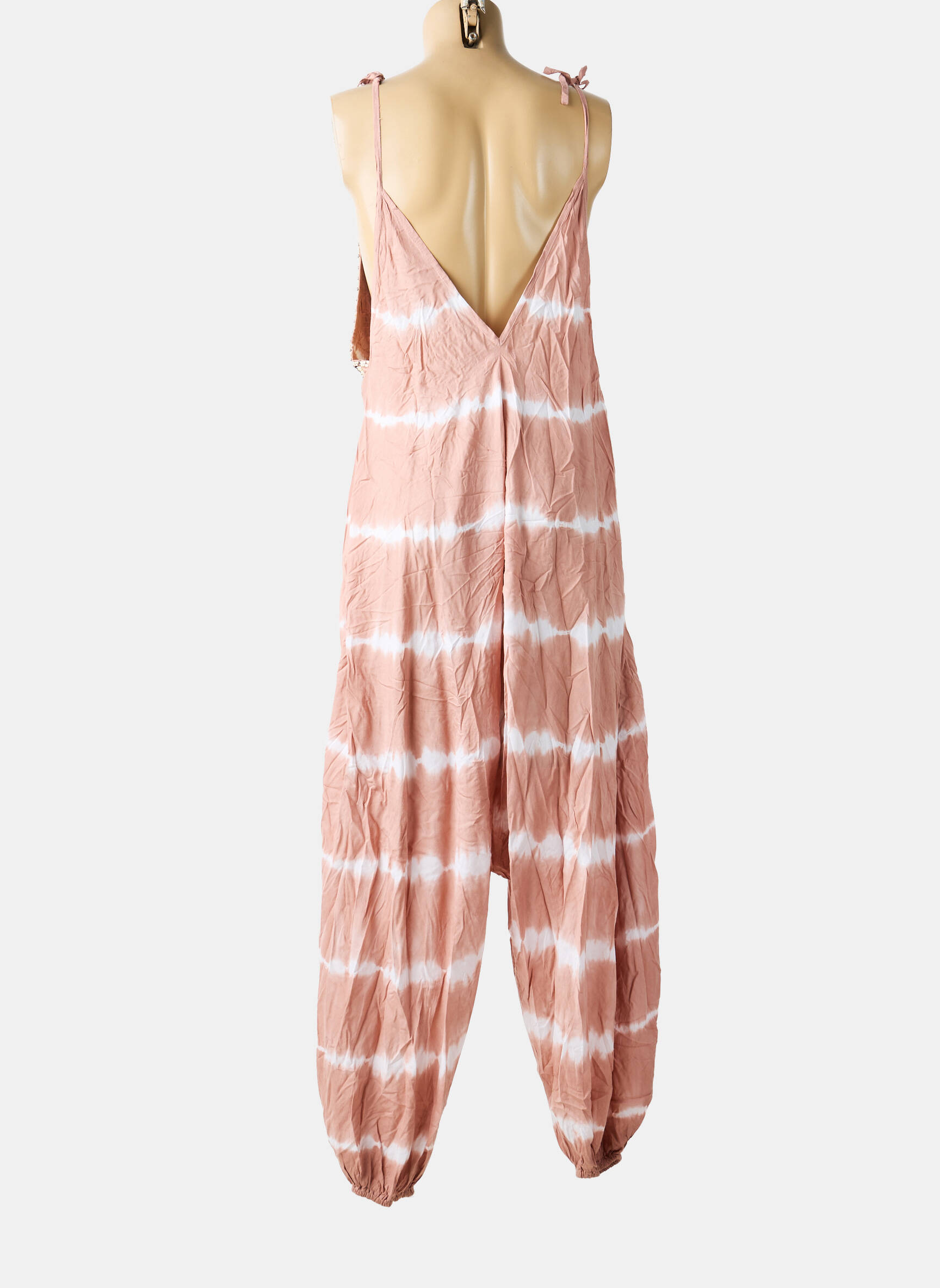 Salopetă-pantalon bretele subțiri bretele subțiri roz BELLE & TOILE femeie