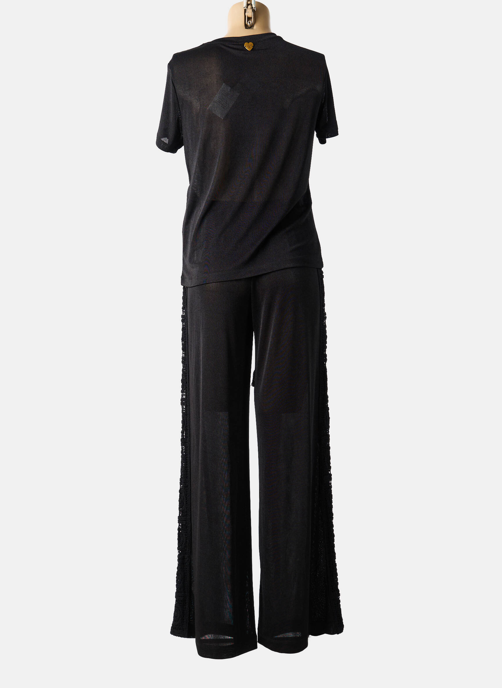 Pijama mâneci scurte negru TWINSET femeie