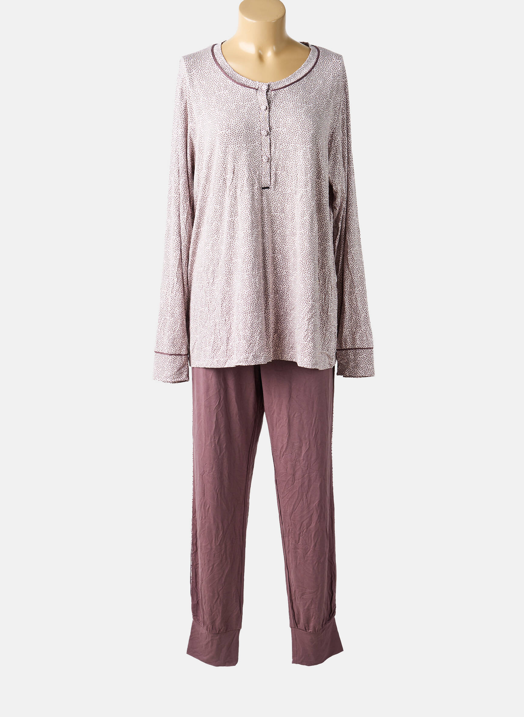 Pijama țesătură jerseu violet LORMAR femeie