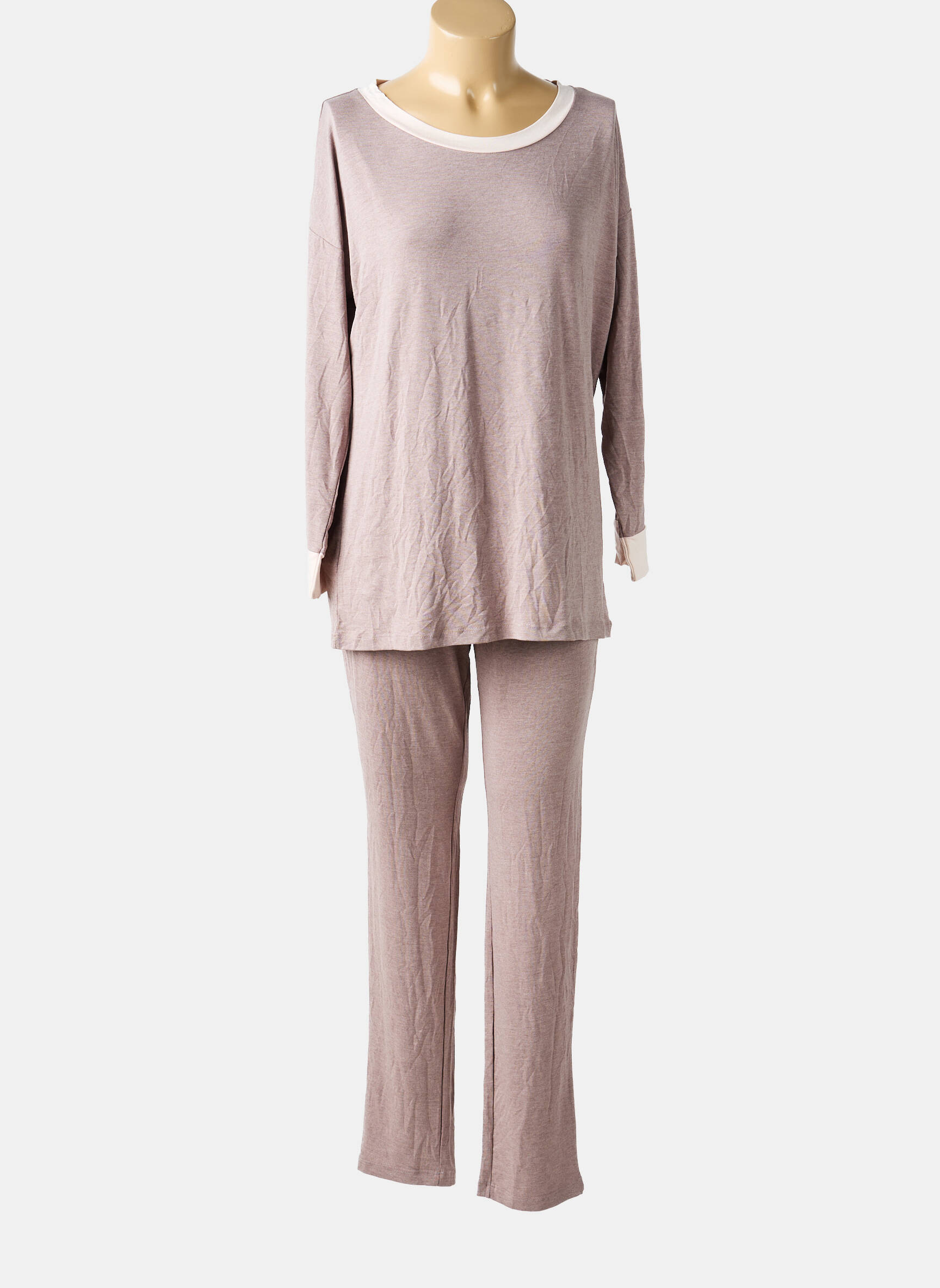 Pijama bază pantalon maro LORMAR femeie