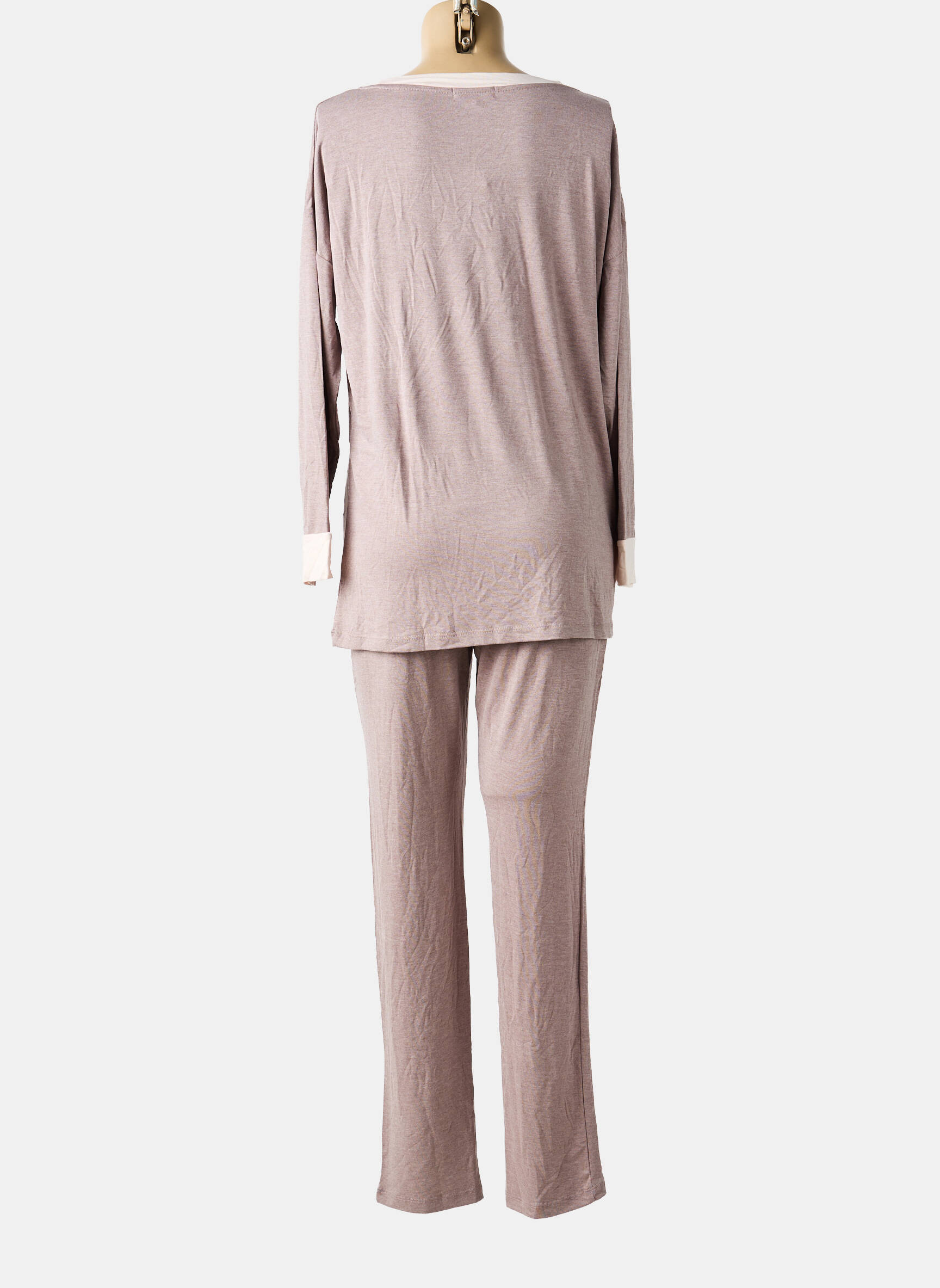 Pijama bază pantalon maro LORMAR femeie