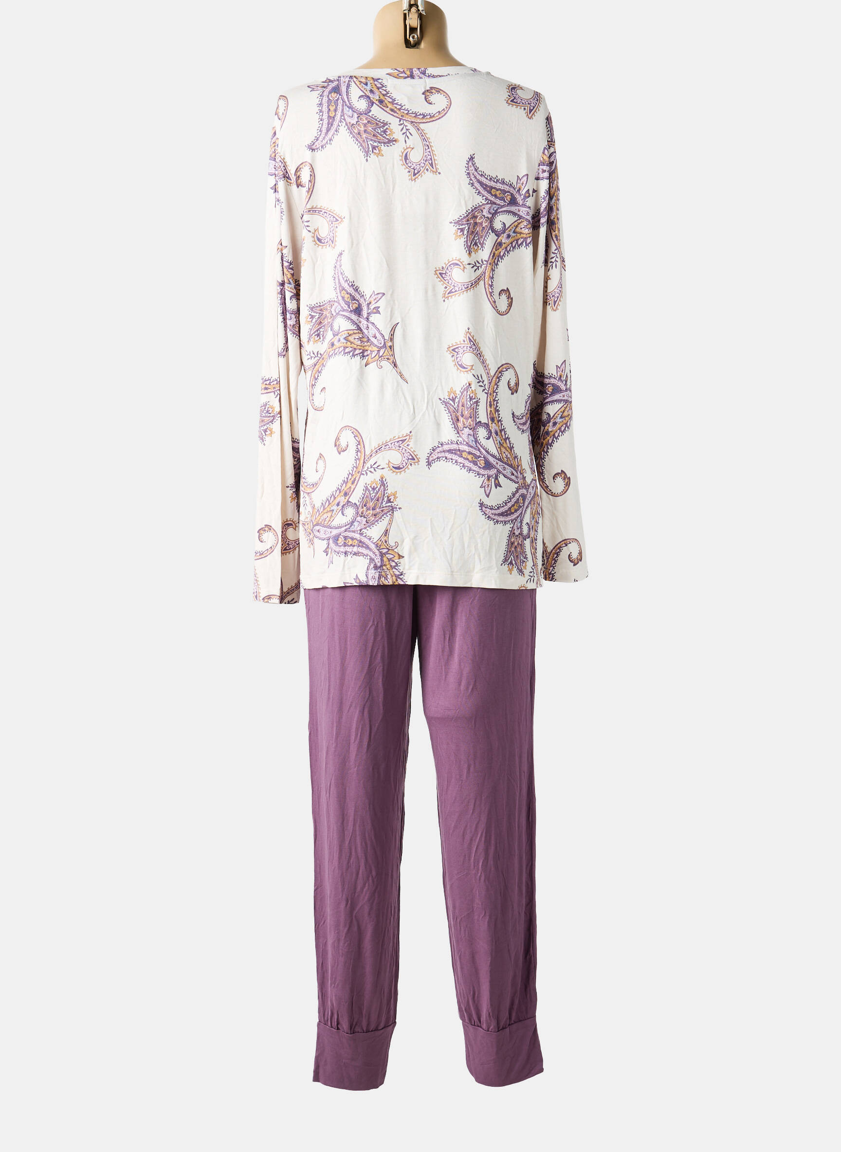 Pijama țesătură jerseu violet LORMAR femeie