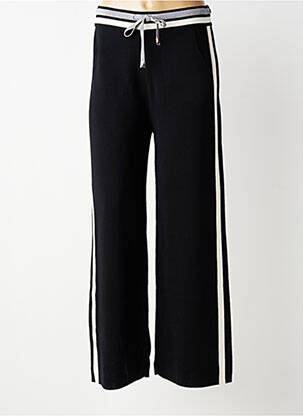 Pantalon drept talie elastică mărime normală negru ELENA MIRO femeie