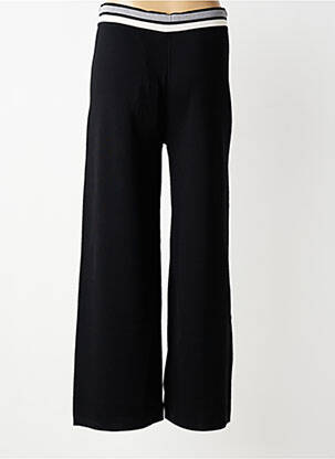 Pantalon drept talie elastică mărime normală negru ELENA MIRO femeie