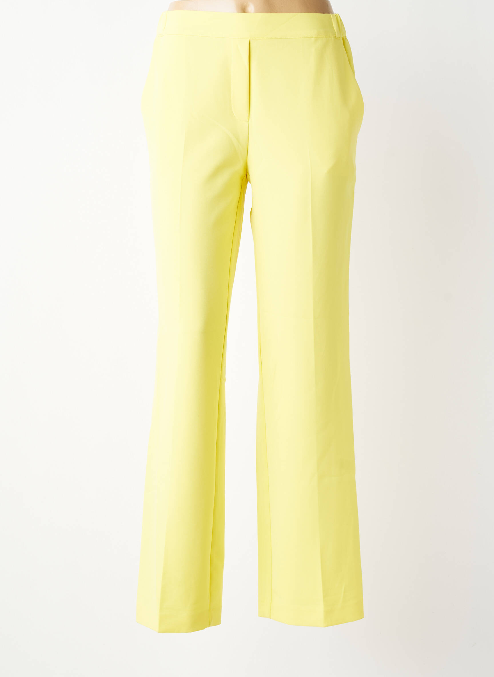 Pantalon drept elasticitate mărime normală galben HERZEN'S ANGELEGENHEIT femeie