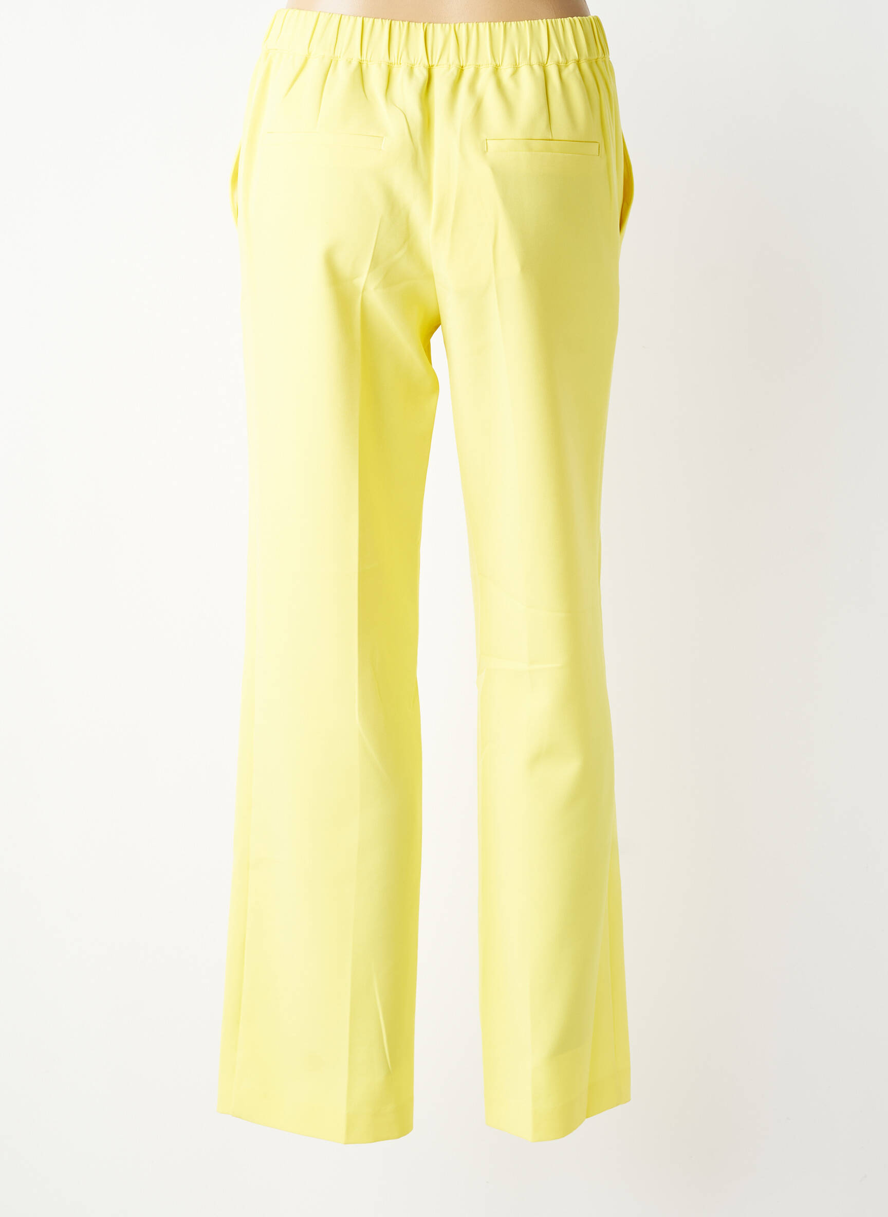 Pantalon drept elasticitate mărime normală galben HERZEN'S ANGELEGENHEIT femeie
