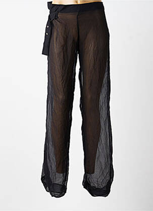 Pantalon drept țesătură crep mărime normală negru ROSA CHA femeie