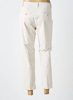 Pantalon 7/8 talie elastică mărime normală bej RAFFAELLO ROSSI femeie