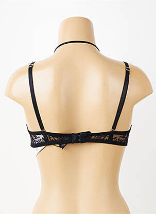Sutien efect material satinat sutien cupe întregi cu decolteu înalt negru PALOMA CASILE femeie
