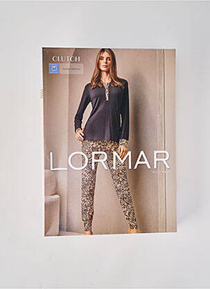 Pijama țesătură jerseu bej LORMAR femeie