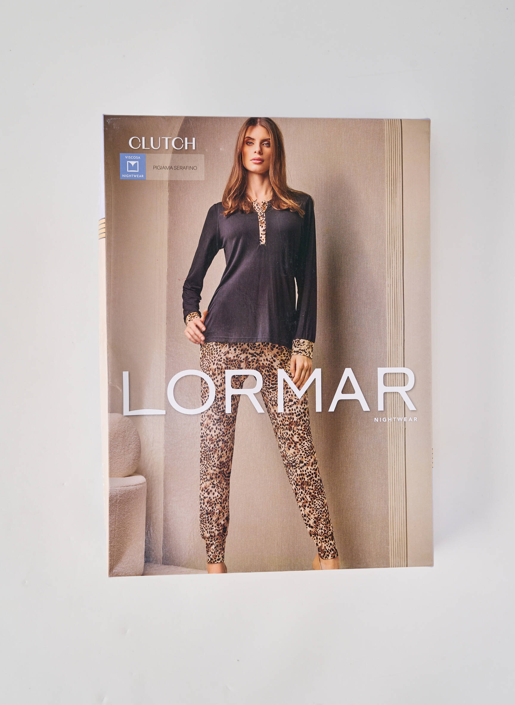 Pijama țesătură jerseu bej LORMAR femeie