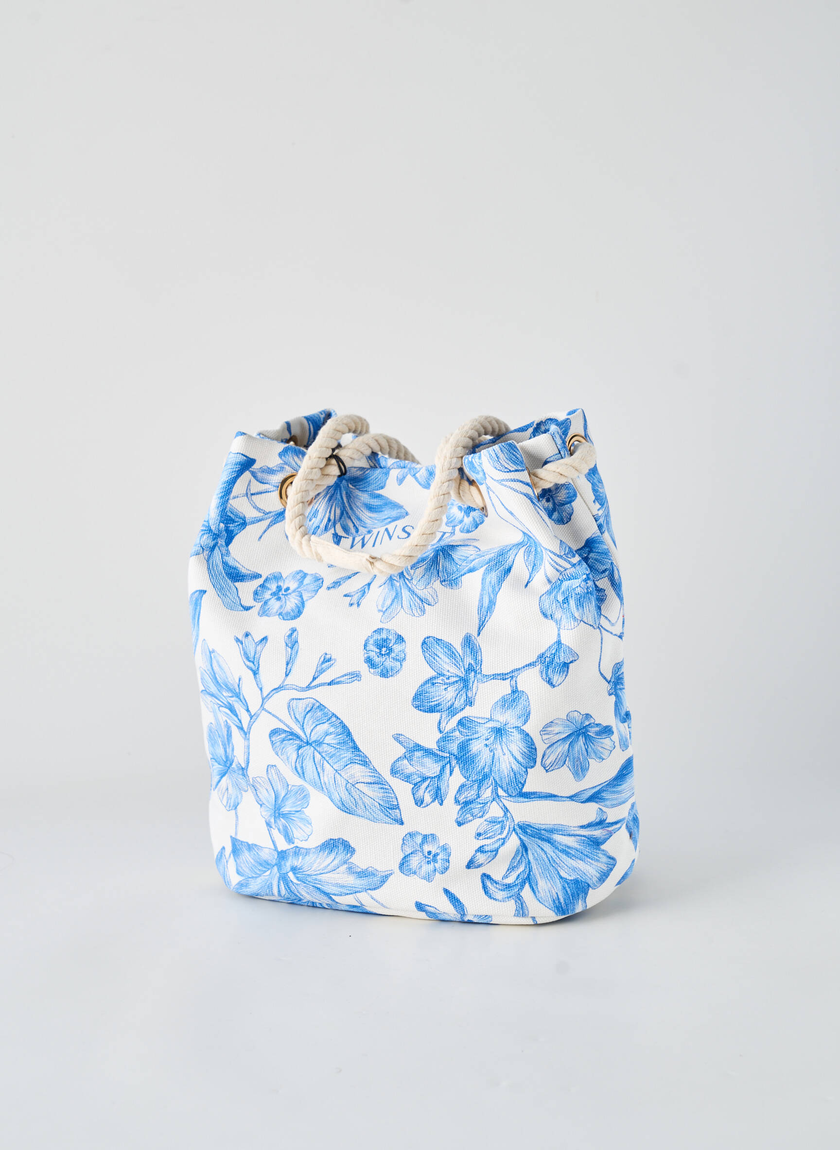 Geantă formă de geantă shopper formă de geantă shopper albastru TWINSET femeie