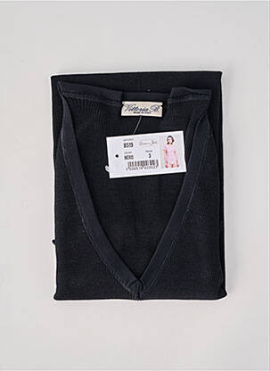 Top/caraco elasticitate negru VITTORIA femeie