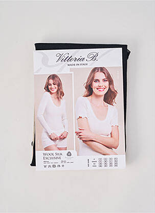 Top/caraco elasticitate negru VITTORIA B femeie
