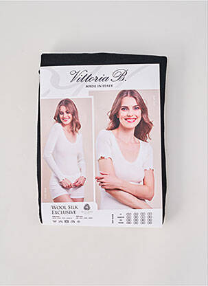 Top/caraco elasticitate negru VITTORIA B femeie
