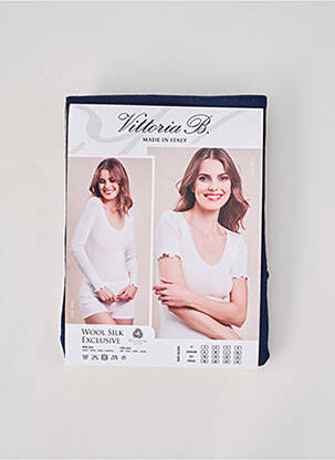 Top/caraco elasticitate albastru VITTORIA B femeie