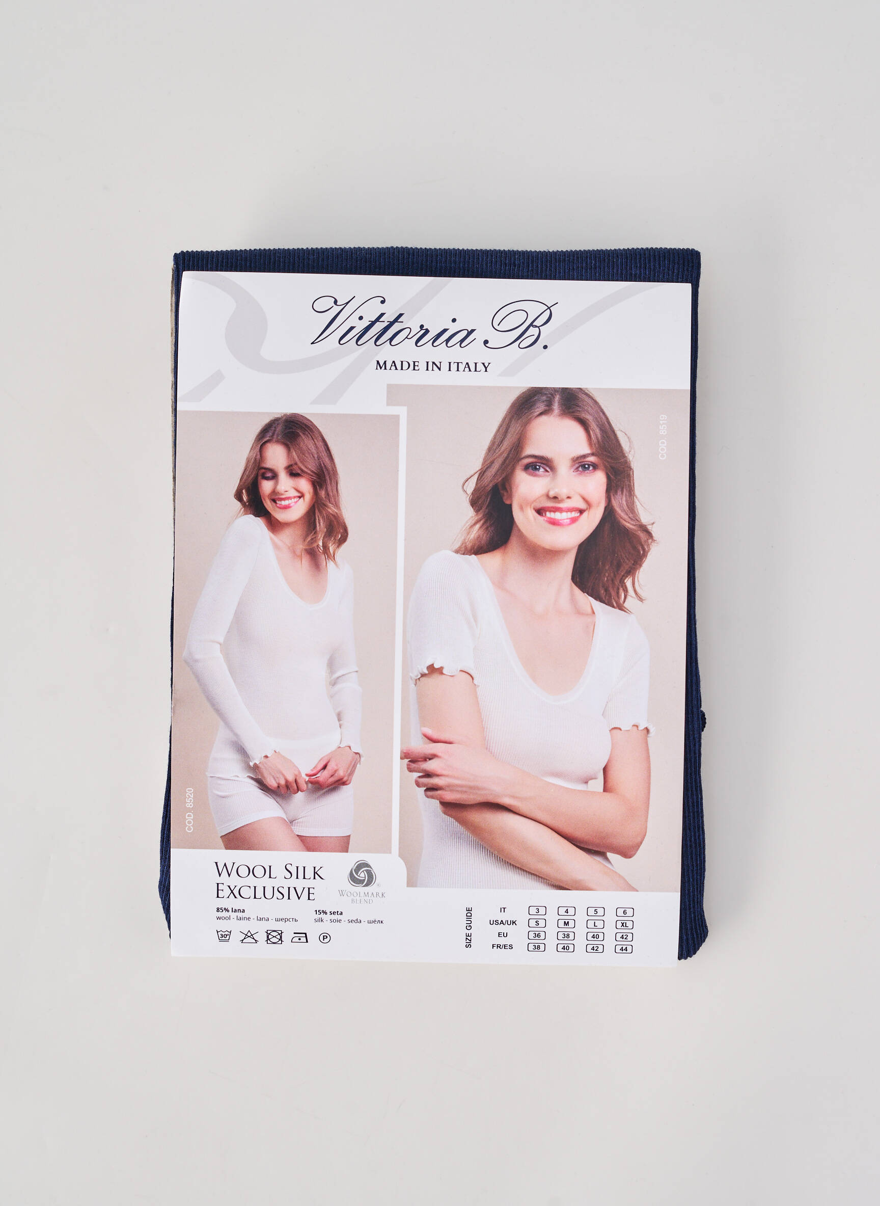 Top/caraco elasticitate albastru VITTORIA B femeie