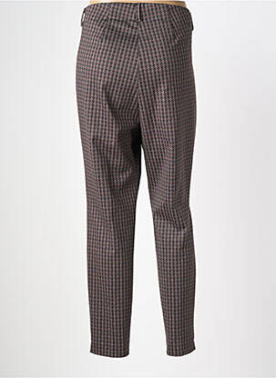 Pantalon slim talie elastică mărime normală maro BIANCA femeie