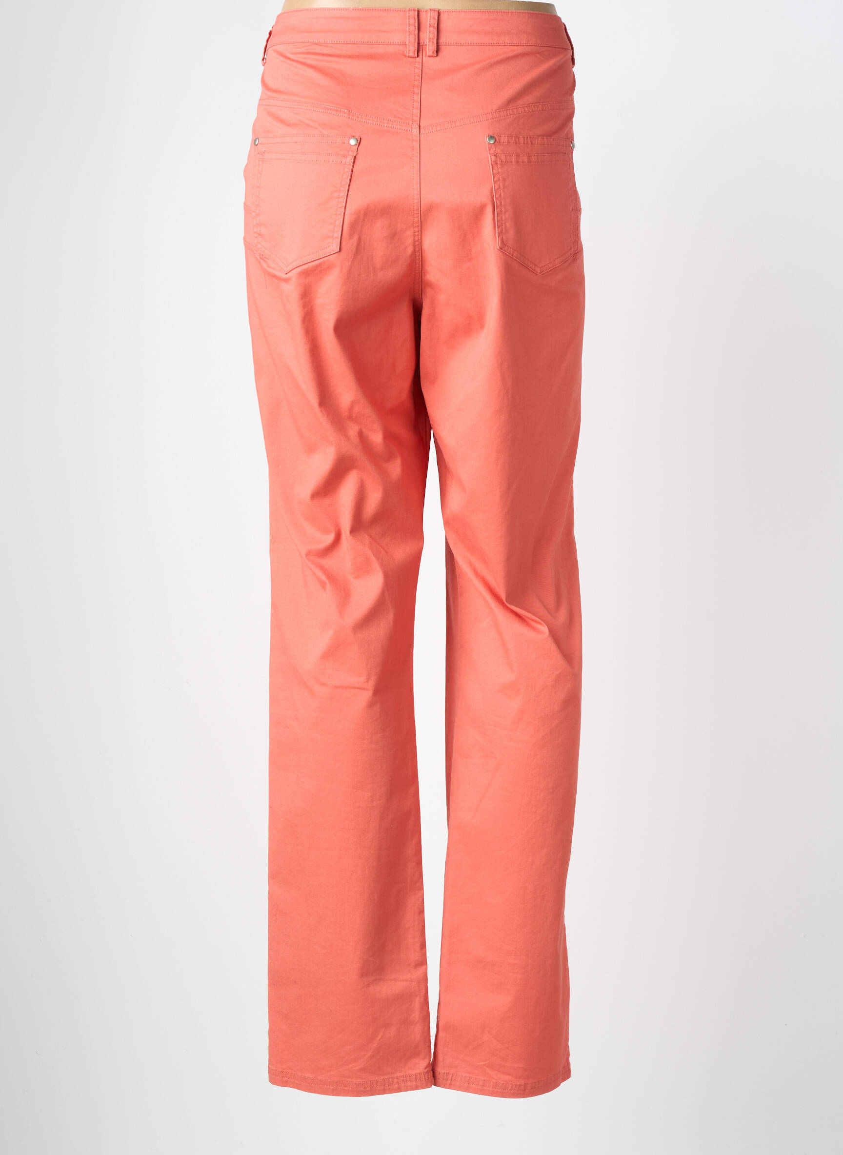 Pantalon drept elasticitate mărime normală portocalie FRED SABATIER femeie