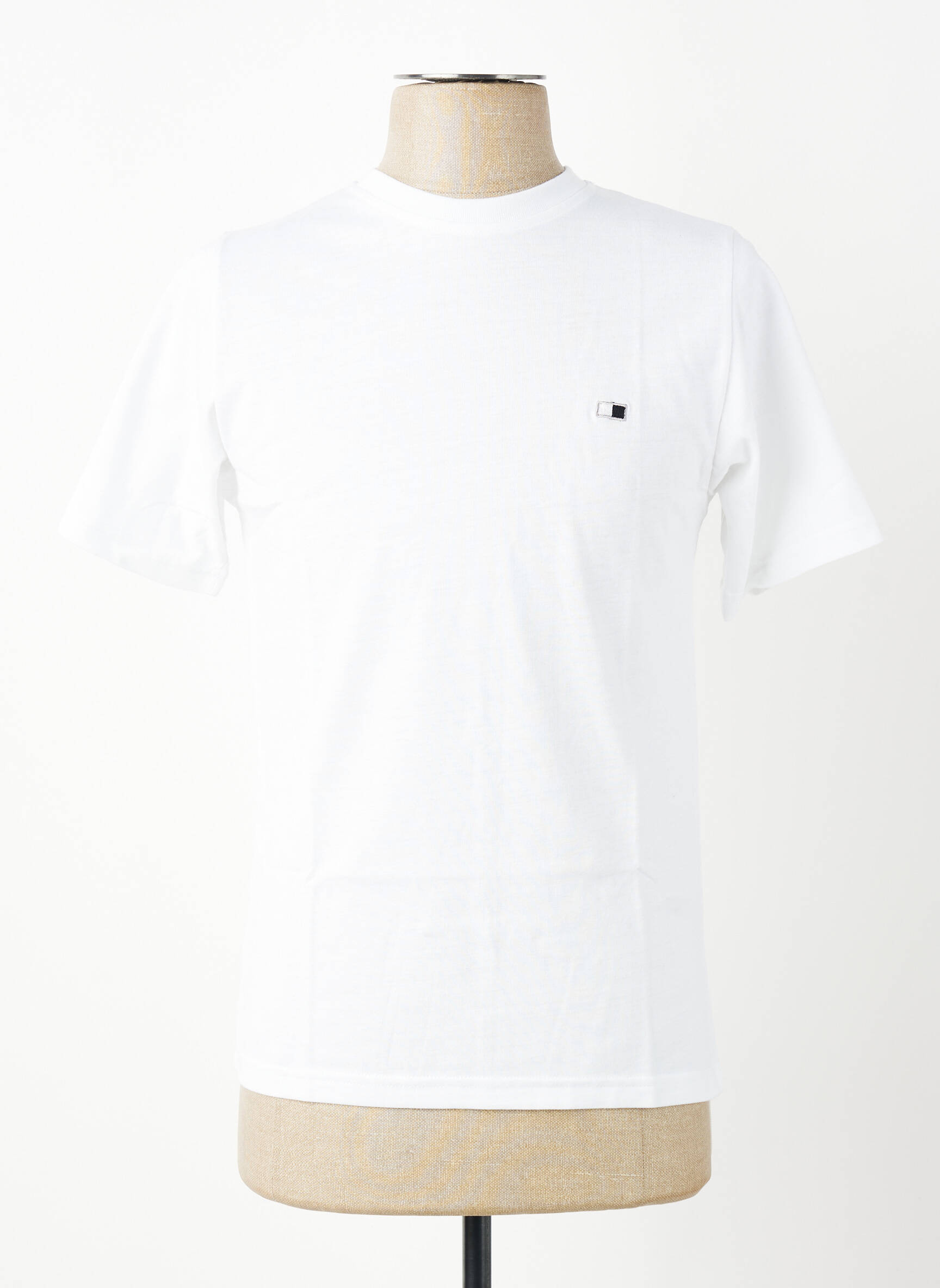 Tricou broderie mâneci scurte alb GWEN & BLACK bărbat