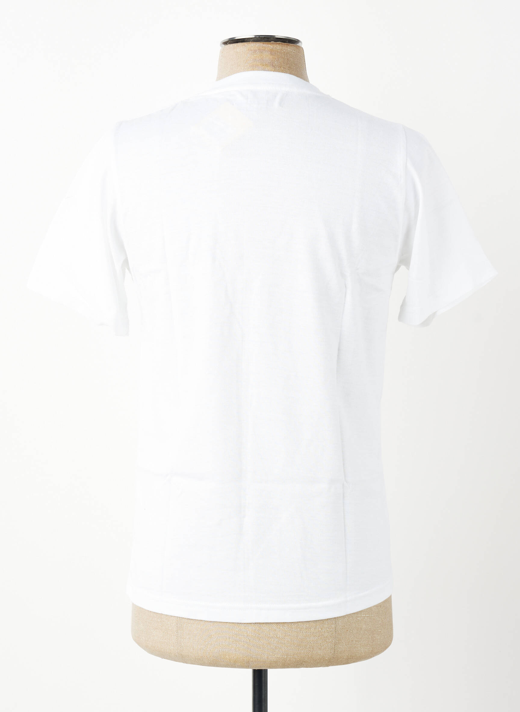 Tricou broderie mâneci scurte alb GWEN & BLACK bărbat