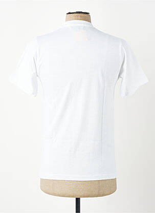 Tricou broderie mâneci scurte alb GWEN & BLACK bărbat