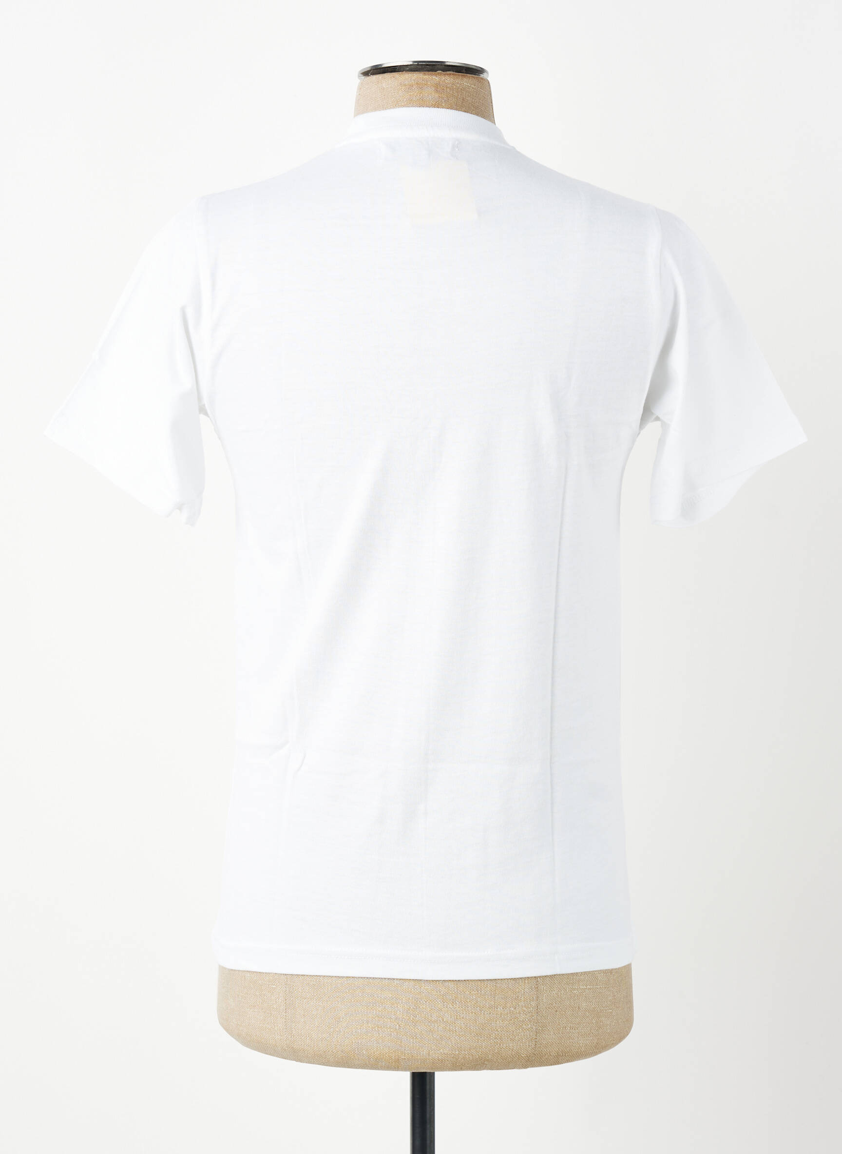 Tricou broderie mâneci scurte alb GWEN & BLACK bărbat