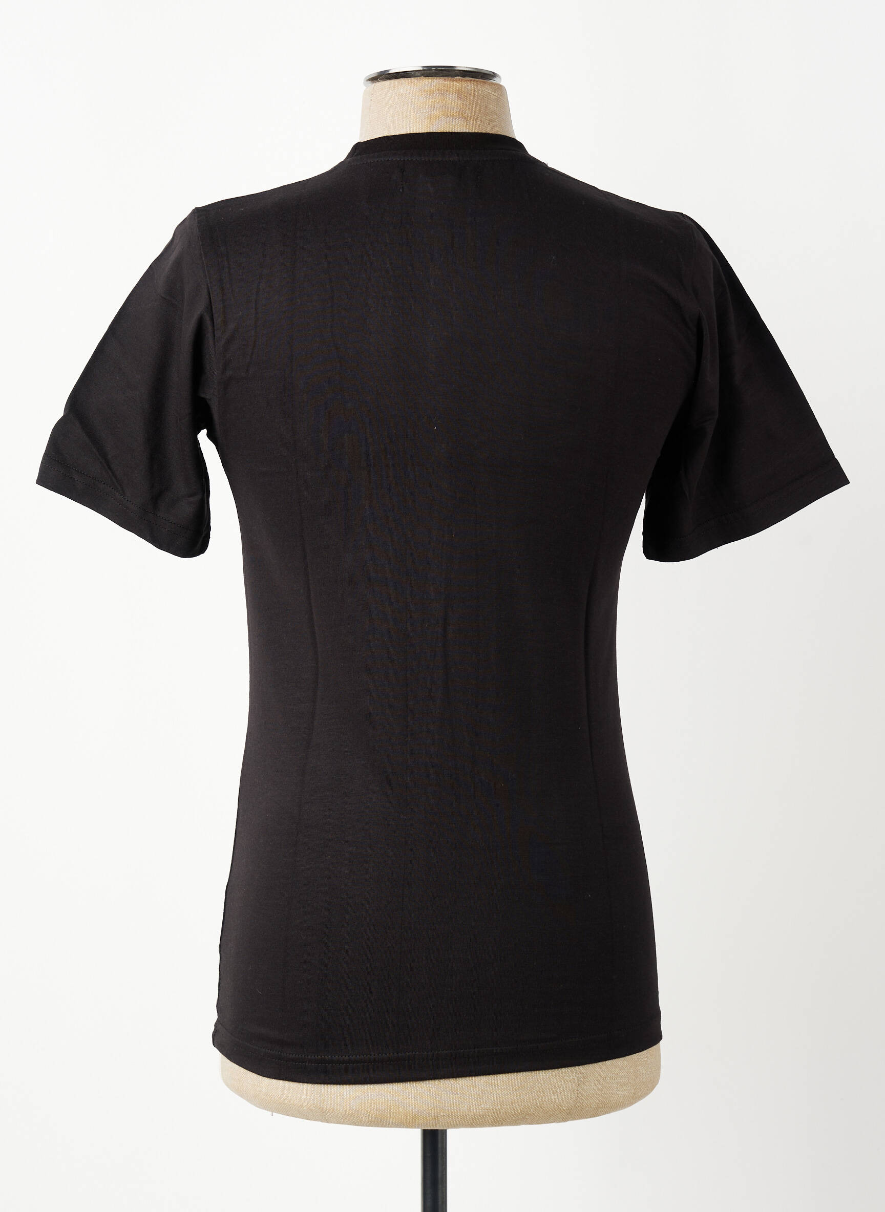 Tricou broderie mâneci scurte negru GWEN & BLACK bărbat