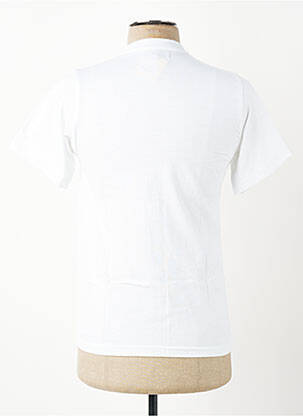 Tricou broderie mâneci scurte alb GWEN & BLACK bărbat
