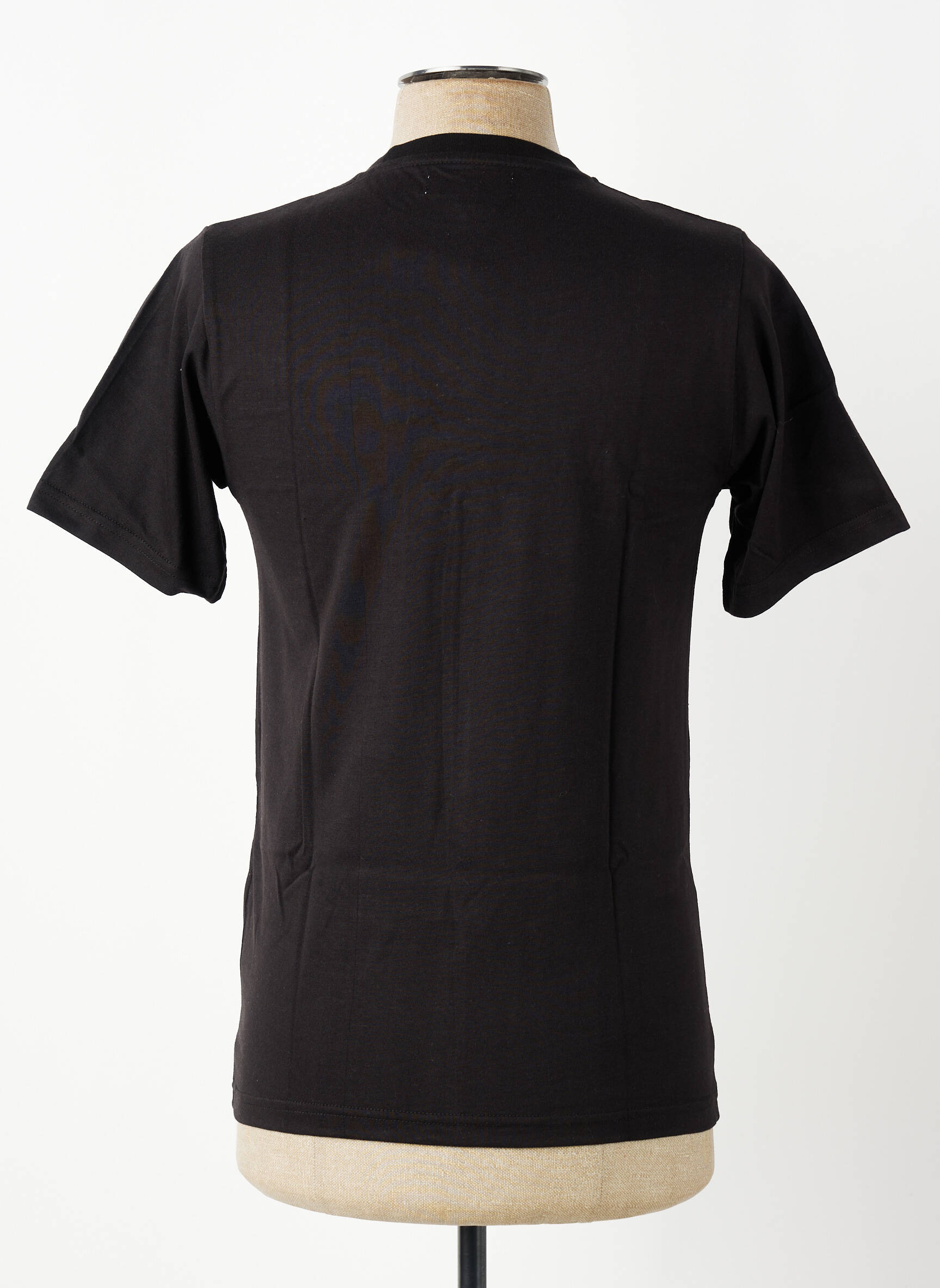 Tricou broderie mâneci scurte negru GWEN & BLACK bărbat