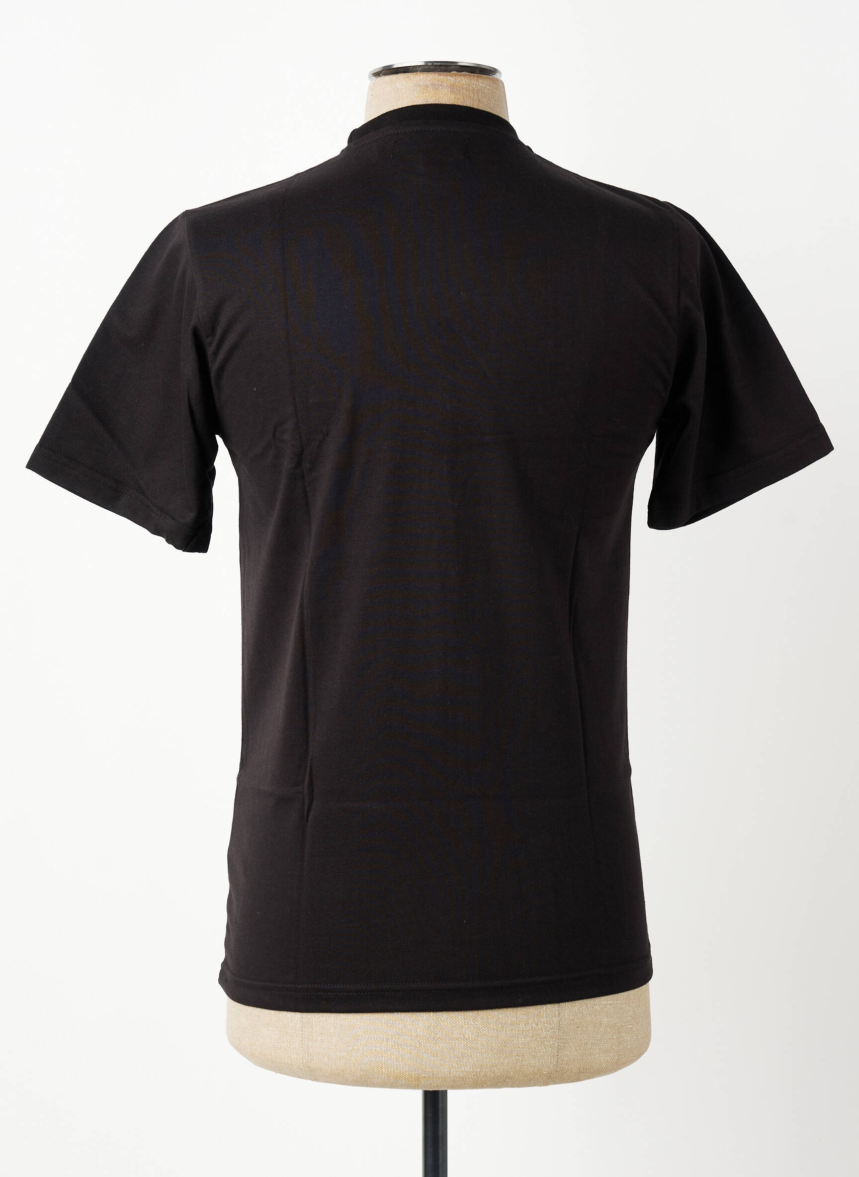 Tricou broderie mâneci scurte negru GWEN & BLACK bărbat