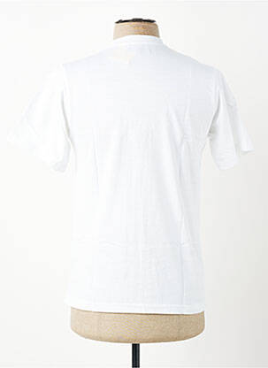Tricou broderie mâneci scurte alb GWEN & BLACK bărbat
