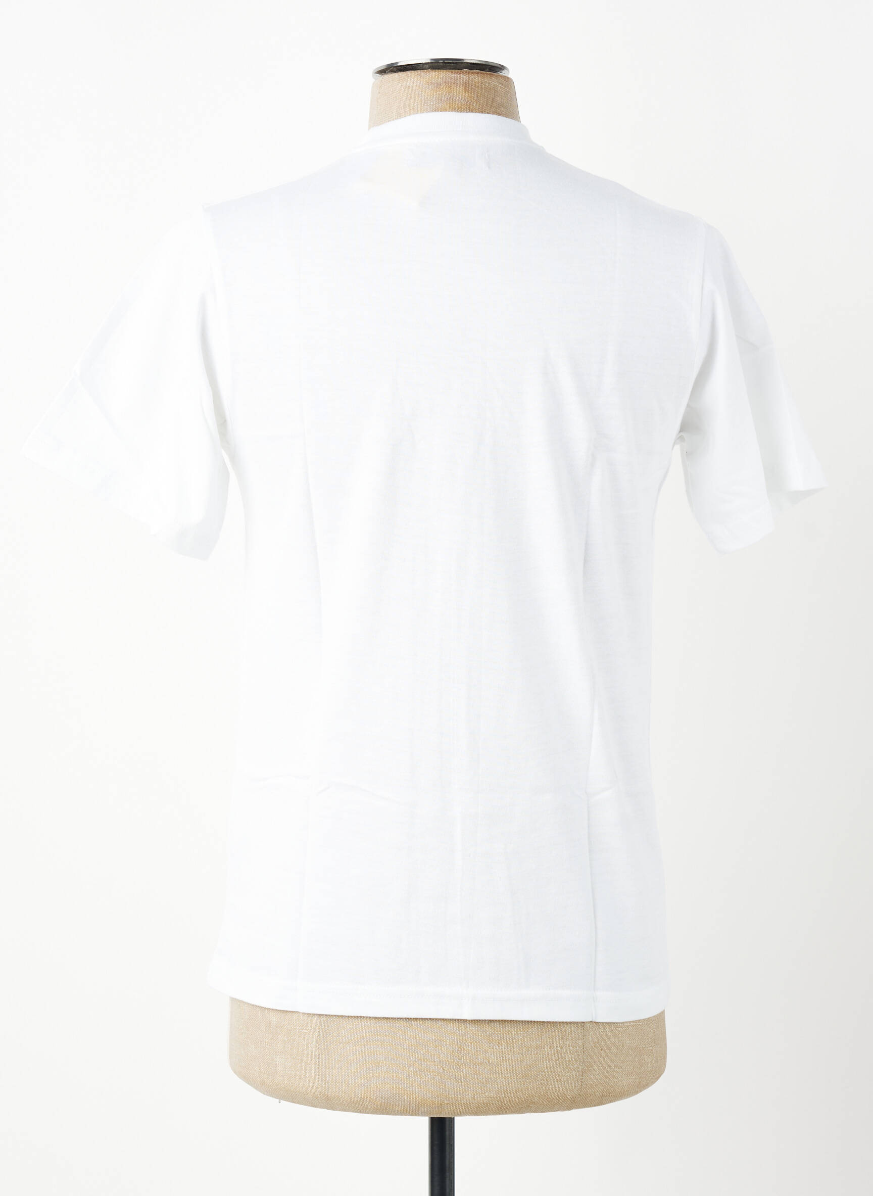 Tricou broderie mâneci scurte alb GWEN & BLACK bărbat