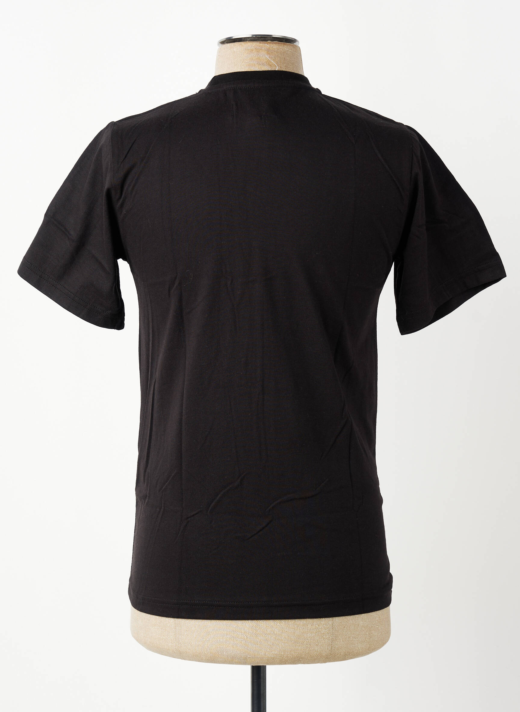 Tricou broderie mâneci scurte negru GWEN & BLACK bărbat