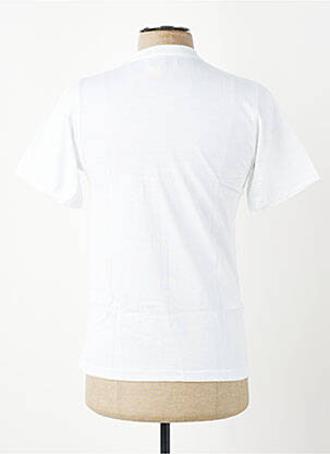 Tricou broderie mâneci scurte alb GWEN & BLACK bărbat