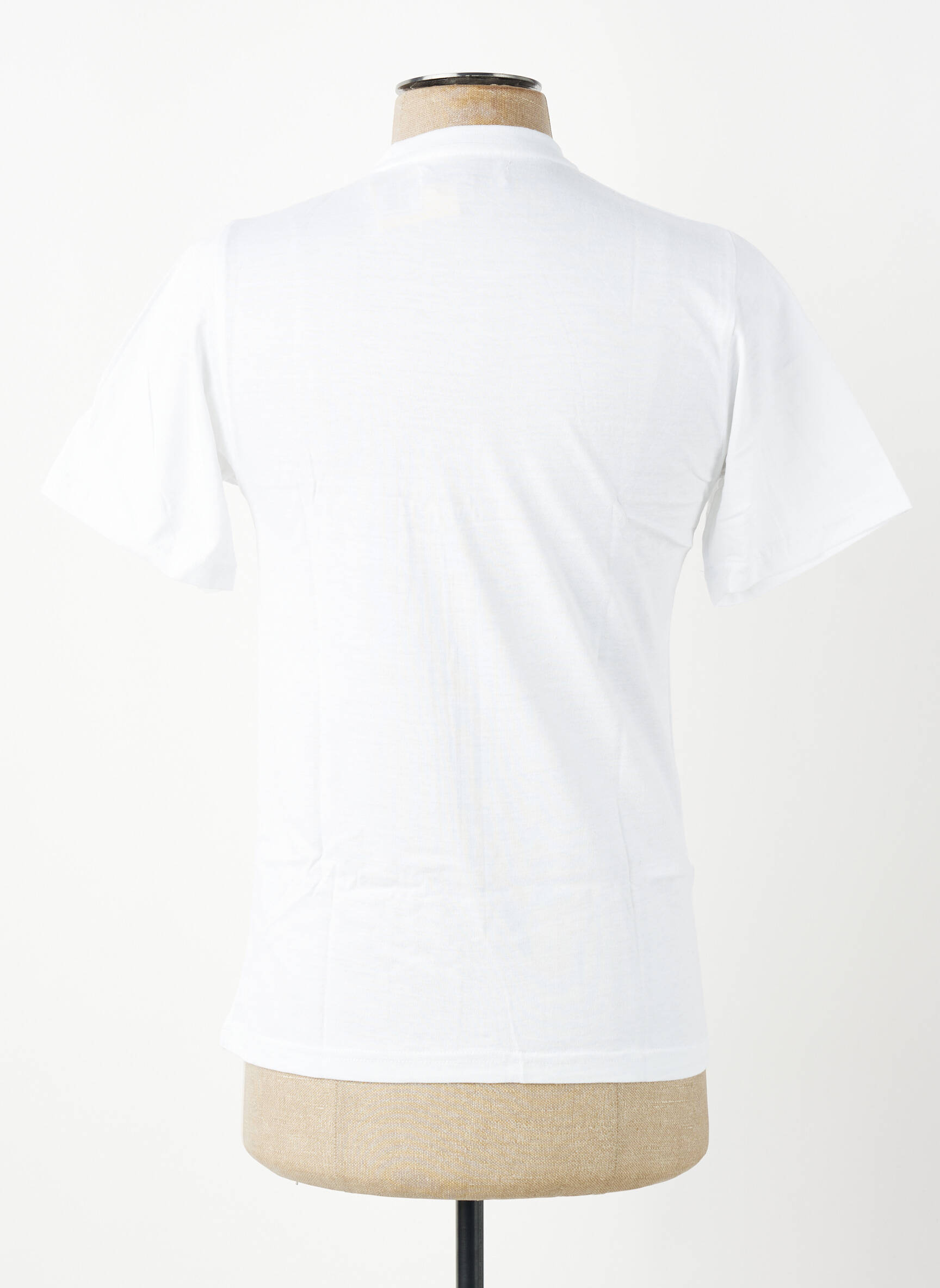 Tricou broderie mâneci scurte alb GWEN & BLACK bărbat