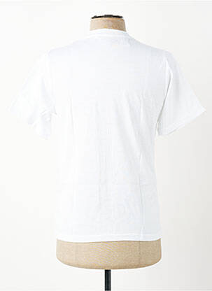 Tricou broderie mâneci scurte alb GWEN & BLACK bărbat