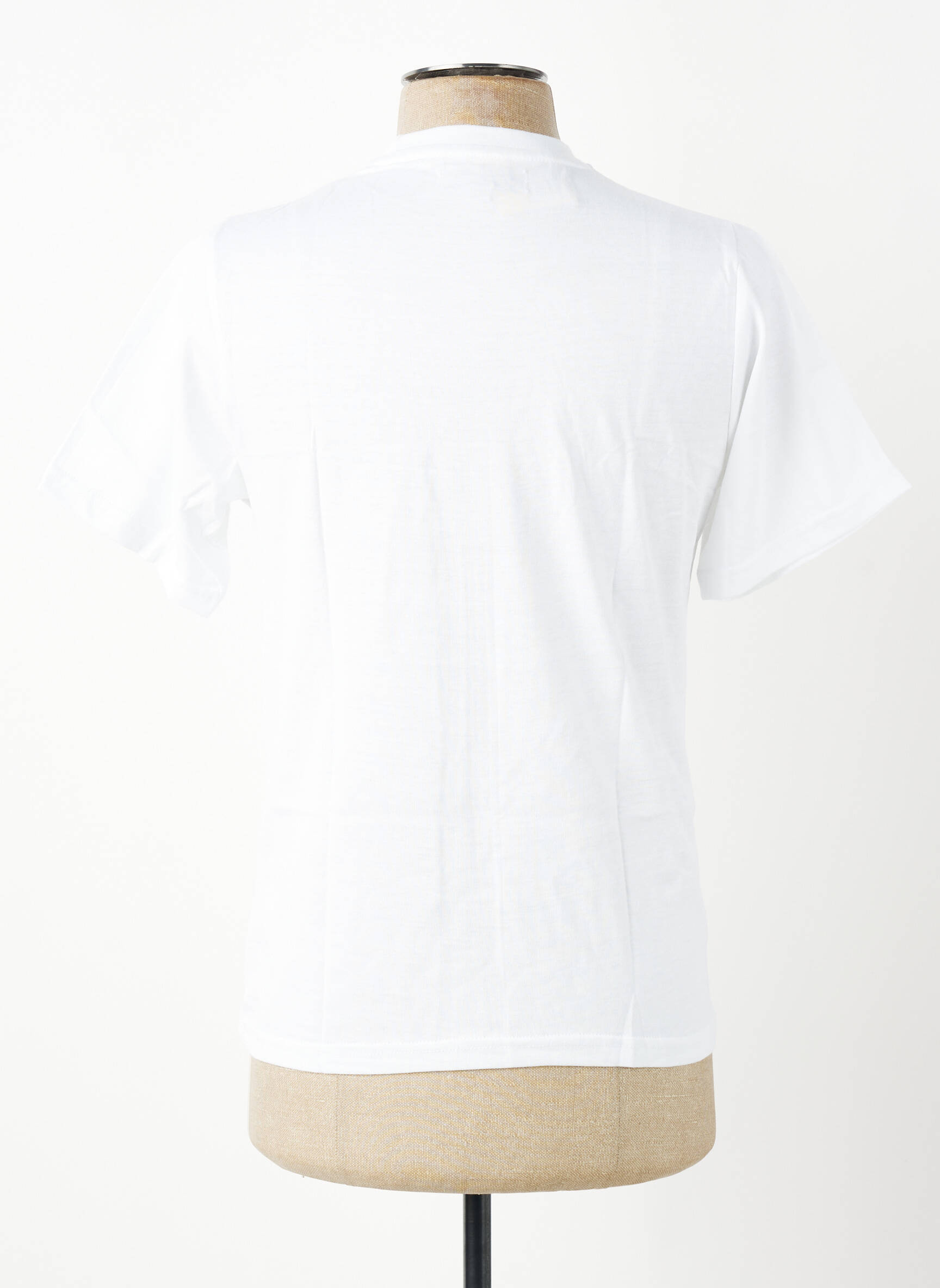 Tricou broderie mâneci scurte alb GWEN & BLACK bărbat