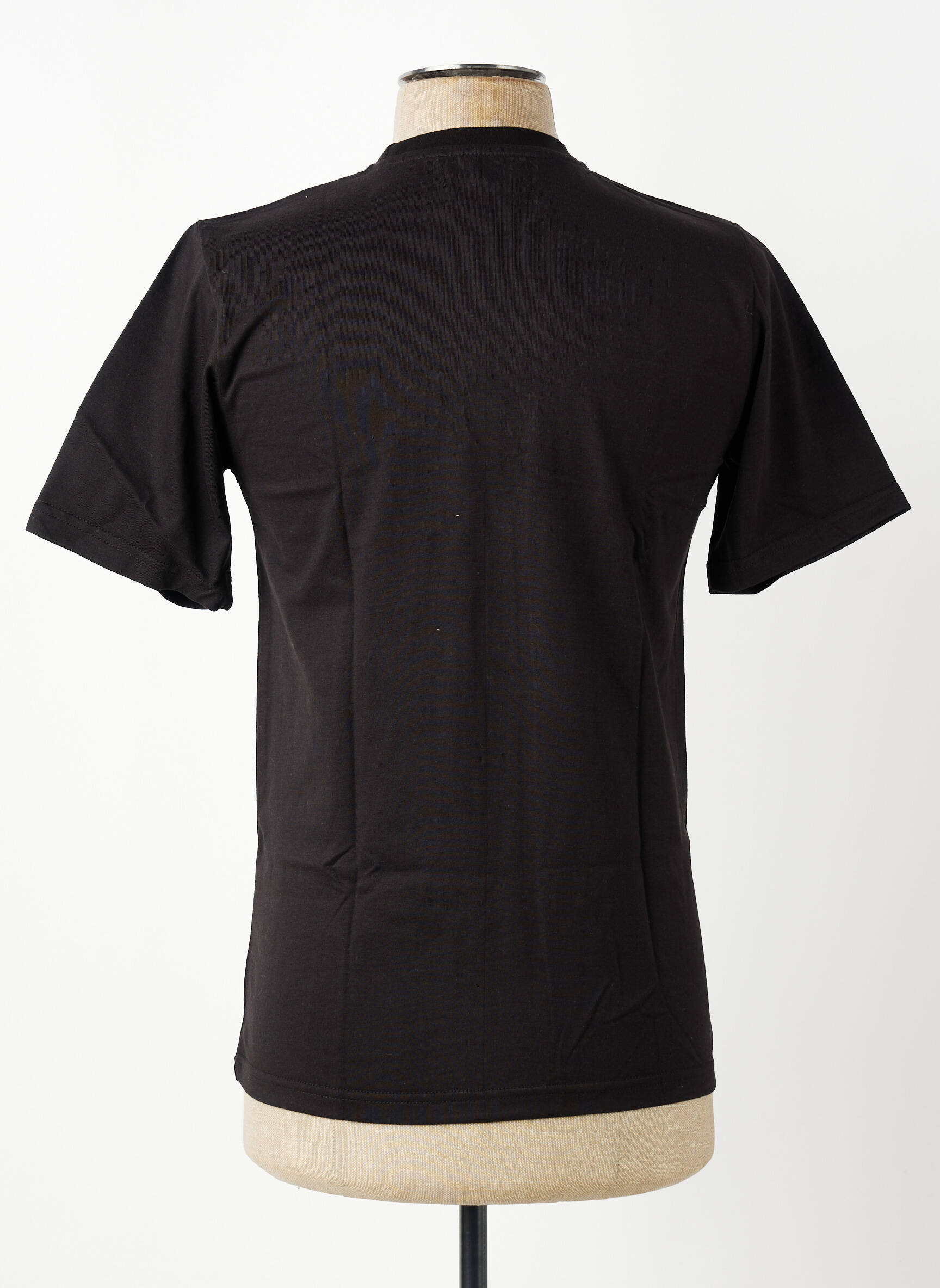 Tricou broderie mâneci scurte negru GWEN & BLACK bărbat
