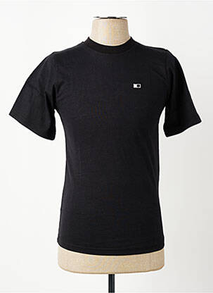 Tricou broderie mâneci scurte negru GWEN & BLACK bărbat
