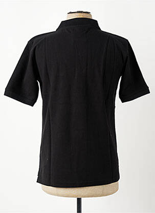 Polo croială dreaptă mâneci scurte negru GWEN & BLACK bărbat