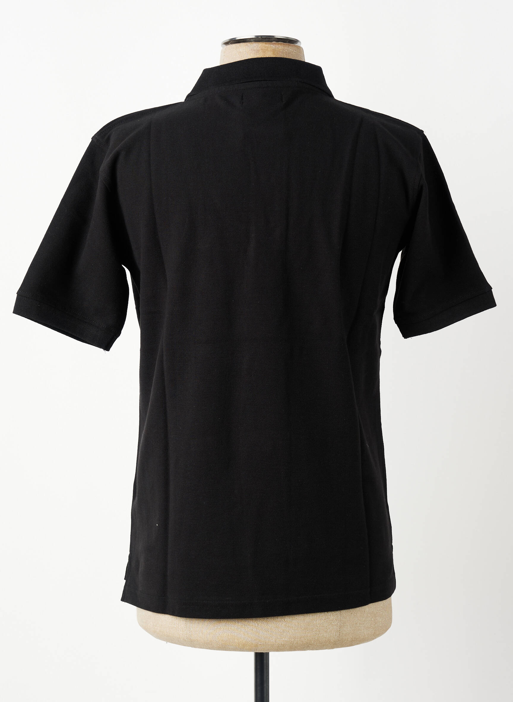 Polo croială dreaptă mâneci scurte negru GWEN & BLACK bărbat