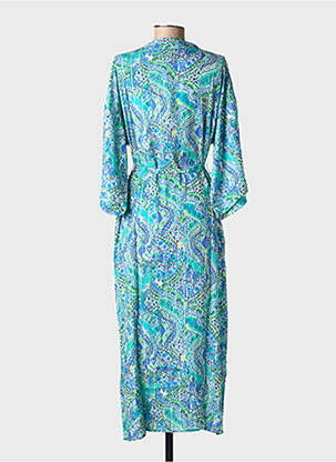 Jachete kimono imprimeu fantezie albastru JULIE GUERLANDE femeie