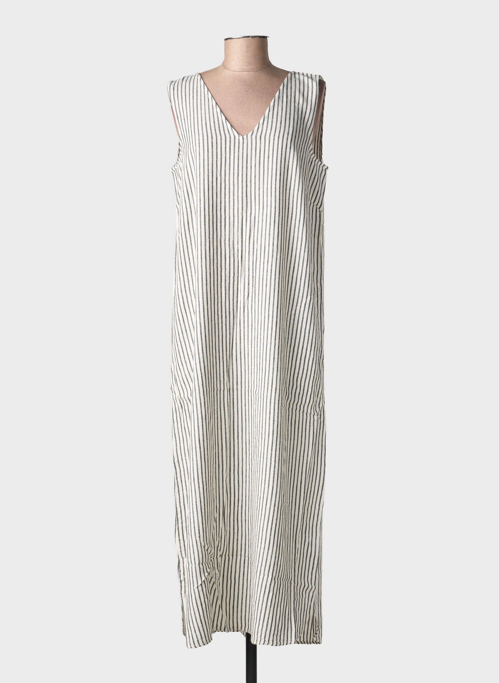 Rochie lungă fără mâneci fără mâneci negru KAFFE femeie