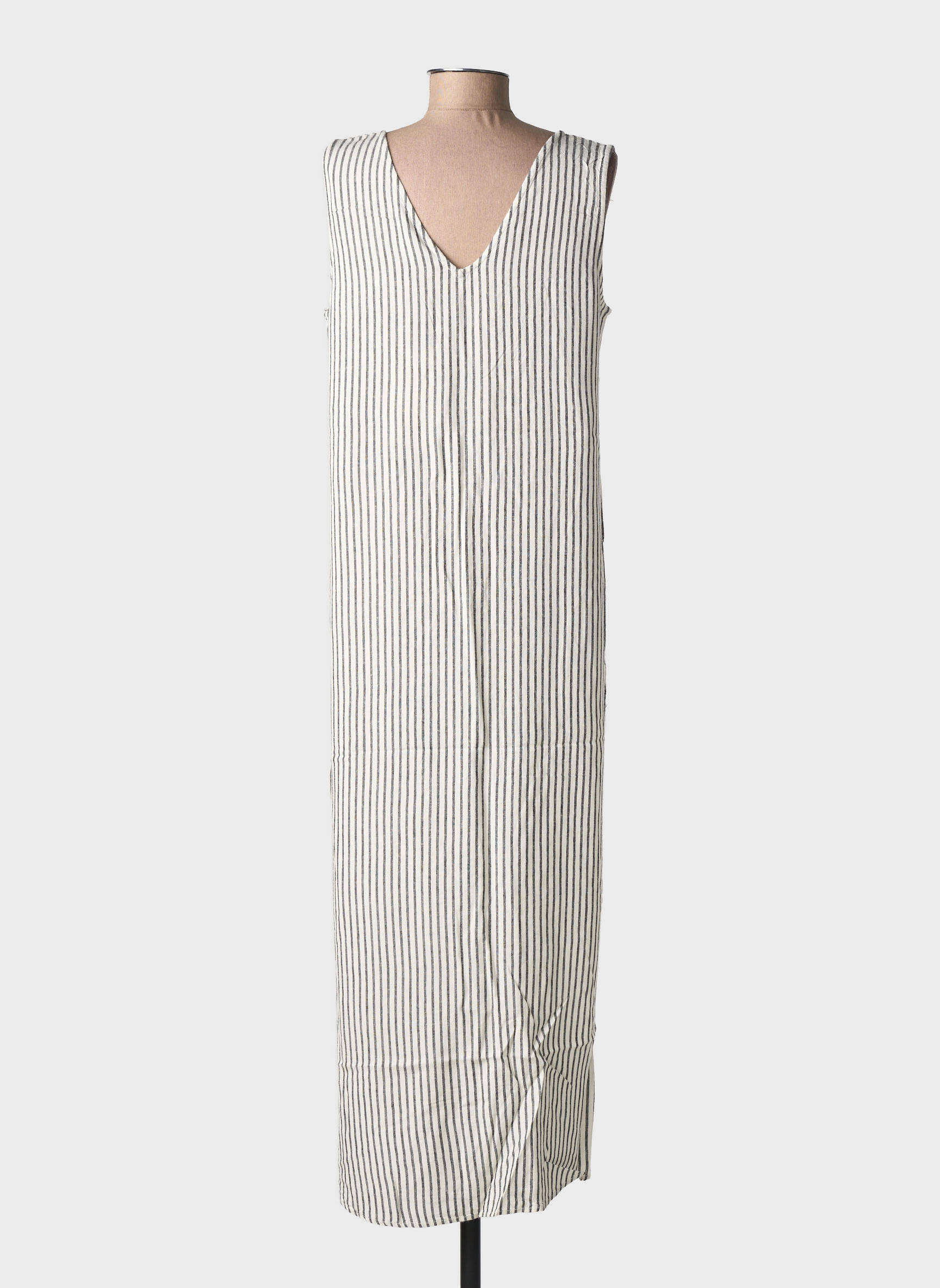 Rochie lungă fără mâneci fără mâneci negru KAFFE femeie