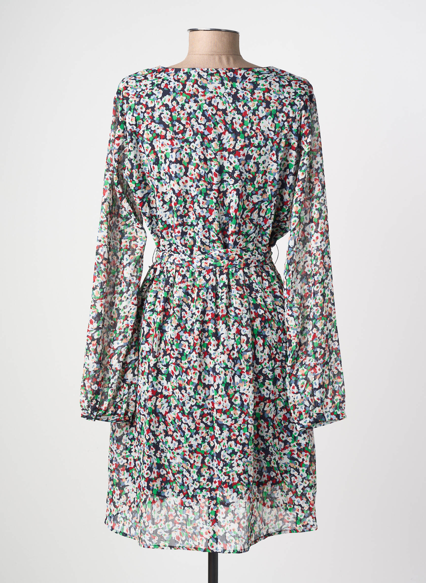 Rochie scurtă mâneci lungi mâneci lungi albastru ONLY femeie
