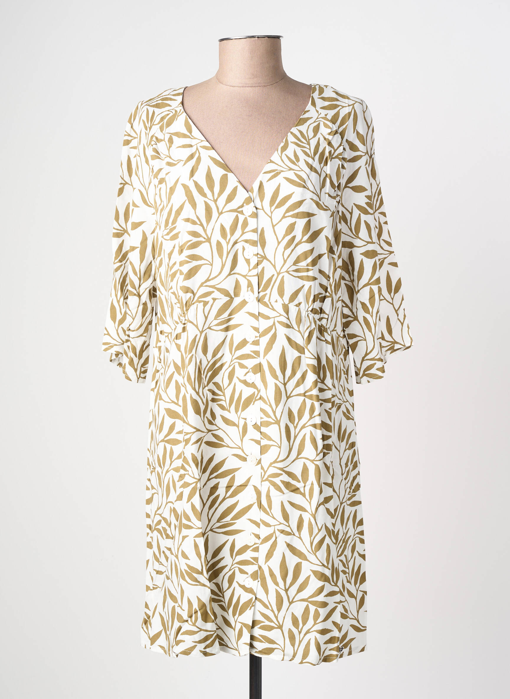 Rochie scurtă mâneci scurte mâneci scurte verde LPB LES PETITES BOMBES  femeie